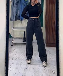 Black Wash Denim Jeans
