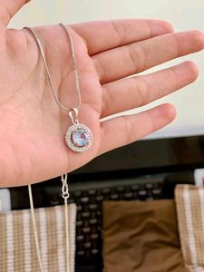 White stone neck piece