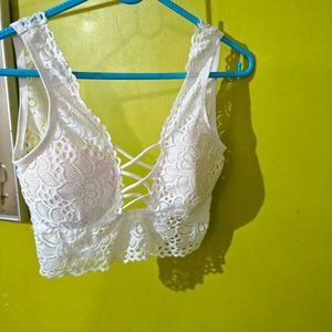 White Lace Bralette