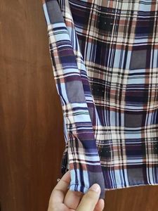 Plaid Midi Skirt