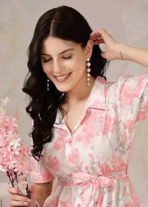 Floral Print Midi Dress