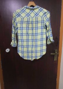 Plaid Button-Up Shirt