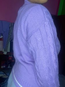 Lavender Knit Sweater