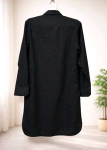 Classic Black Button-Down Shirt