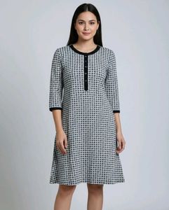 Chic Patterned Dress