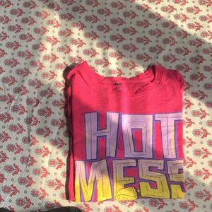 Hot Mess Oversized Graphic Tee