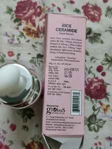Globus Naturals Rice Ceramide Face Serum