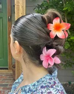Flower claw clip Pack Of 4