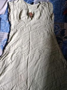 Light Green A Line Kurti