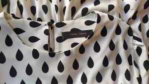 Black &amp; White Patterned Top