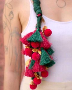 Festive Braided Hair Accessory