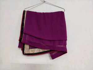 Elegant Purple Saree