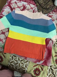 Striped Knit Top