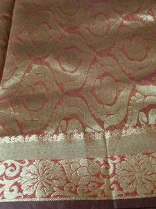 Elegant Ethnic Brick Color Saree