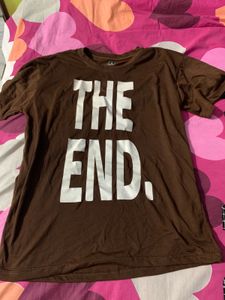 Brown Graphic Tee - The End