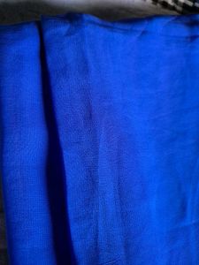 Royal Blue &amp; Pink Saree