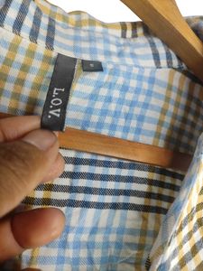 Plaid Button-Up Top