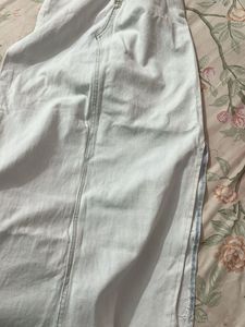 Light Blue Denim Skirt