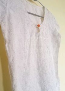 White Cotton Kurta