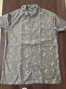 Indigo Nation Cuban Collar Superb Quality Shirt