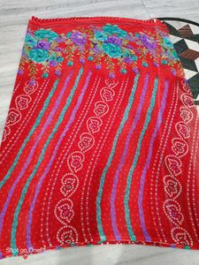 Premium Quality Bandhani Print New Saree