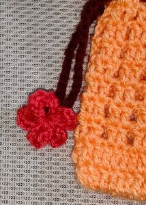 Crochet Flower Pouch