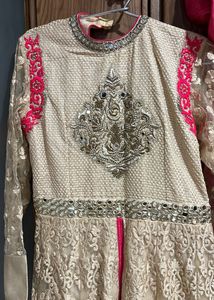 Anarkali Suit With Pant And Dupatta