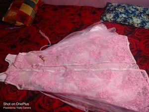 Beautiful Long Frock With Shrug For Women