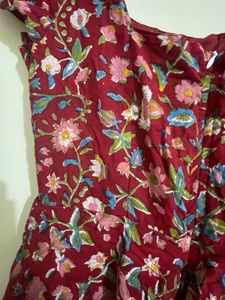 Floral Ruffle Mini Dress