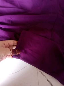Purple 💜 Beautiful Anarkali With Dupatta Set 🎀