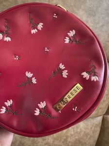 Pretty Cherry Red Sling Bag (Unique Design)