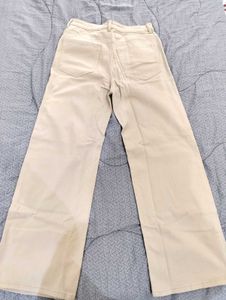 H&amp;M Women Wide Twill Trousers