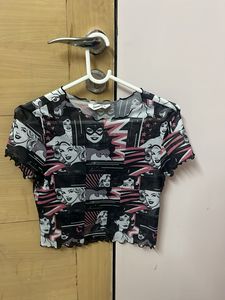 Wonder Woman Crop Top stretchable