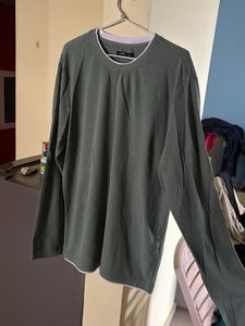 Olive Green Long Sleeve Tee