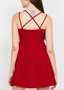 Red Skater Dress