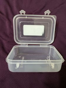 12 Plastic Transparent Small Containers