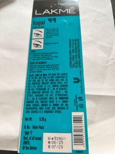 Lakme Eyeconic Deep Black Kajal