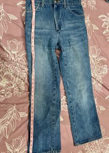 Set Of Two Light Wash Denim Jeans