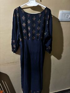 Elegant Navy Blue Kurta - 5XL
