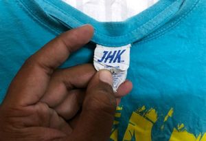 JHK Blue Short Sleeve T Shirt