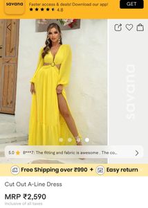 Savana Cut Out A Line Dress