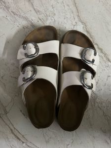 White Platform Heel Sandals