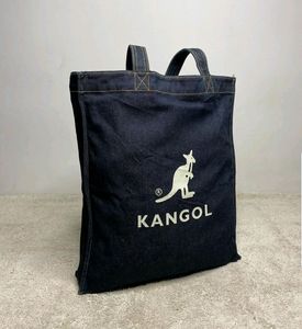 Big Kangol Denim Tote Bag