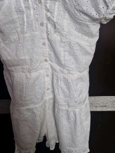 WESTSIDE White Eyelet DRESS 12-13 YRS