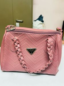 Elegant Pink Quilted Sling Bag 💗