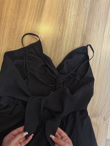 Black Fit &amp; Flare Mini Dress