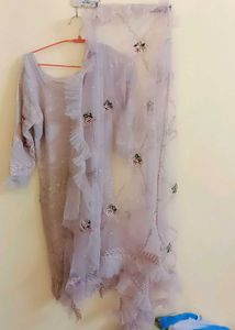 Beautiful Pakistani Dupatta Work Kurta