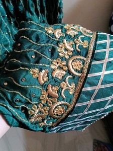 Green Embellished Kurti Used Only Ones