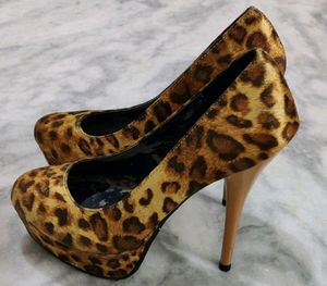 Leopard Heels 7inche Heels