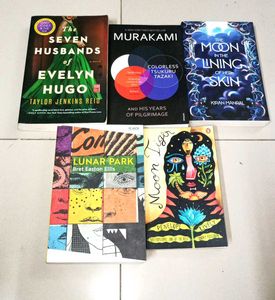 Popular Fiction Book Bundle Set Of 5.